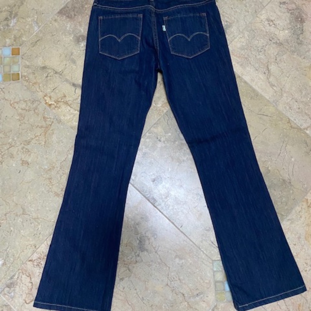 Levi's Skinny Boot Cut Jeans Dark Wash - Picture 4 of 6